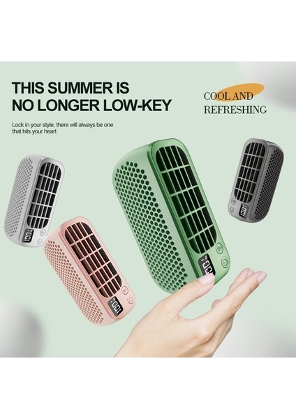 Dijital Ekran Taşınabilir Bladess Mini Gece Lambası Fanı (Yurt Dışından) fiyatları