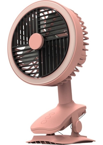 Taşınabilir Klips Tabanlı Fan, Şarj Edilebilir Kişisel Fan Pembe (Yurt Dışından)