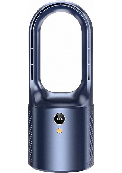 Ev Masası Turbo Kanatsız Elektrikli Fan Mavi (Yurt Dışından)