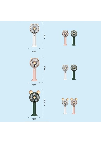 Mini El Fanı Taşınabilir 3 Hız Ayarlı USB Şarj Edilebilir (Yurt Dışından) fiyatları