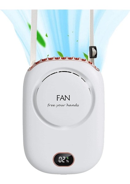 Ayarlanabilir Ipli ve Braketli Mini Askılı Boyun Fanı (Yurt Dışından)