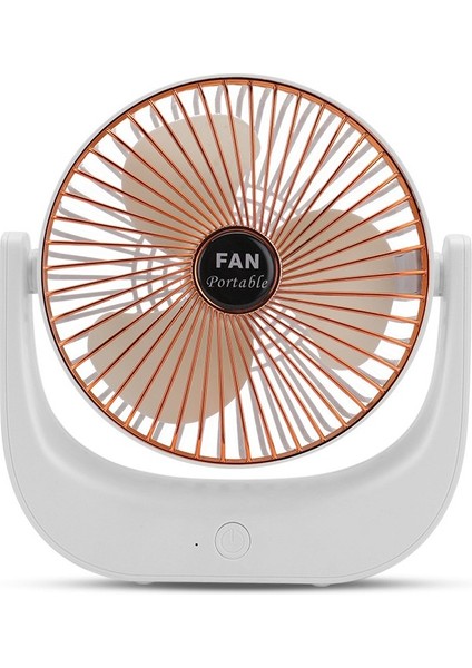 Altın Çok Açılı Kablosuz Masa Fanı (Yurt Dışından)