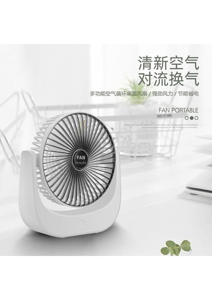 Altın Çok Açılı Kablosuz Masa Fanı (Yurt Dışından) fırsatları