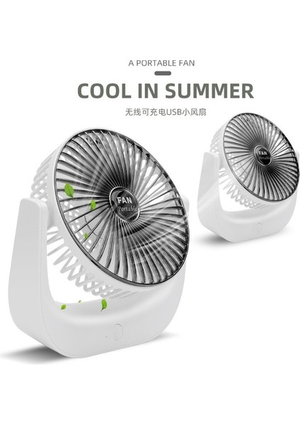 Altın Çok Açılı Kablosuz Masa Fanı (Yurt Dışından) indirimleri