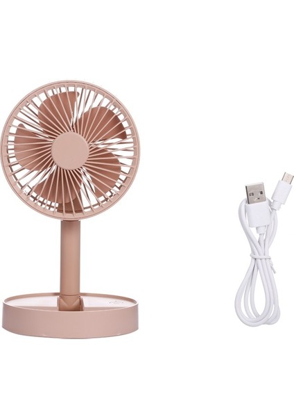 Katlanabilir Masa Fanı USB Şarj Edilebilir 3 Hız Ayarı (Yurt Dışından)