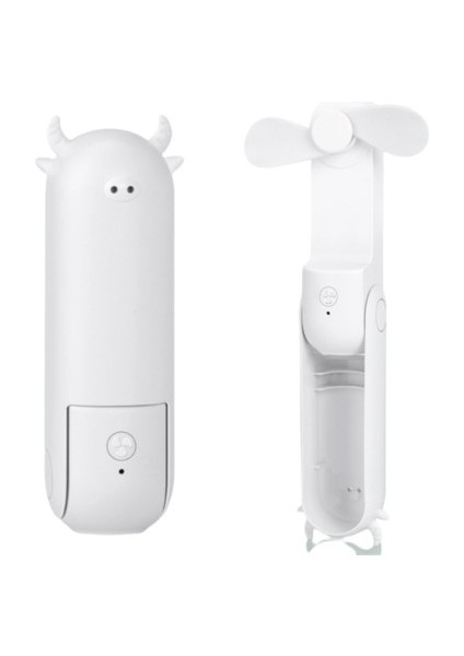 Plastik El Fan, Öğrenci Yurtta Küçük Taşınabilir Fan Için Uygun Basit Şarj Edilebilir Rüzgar (Yurt Dışından)