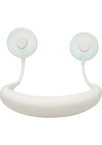 Yaratıcı Mini Asılı Boyun Tipi Fan Açık LED Fan Pembesi (Yurt Dışından)