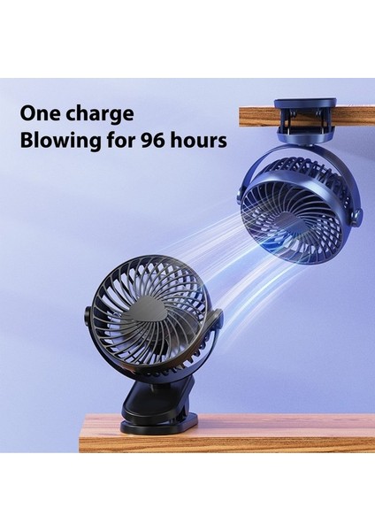 Klipsli Ultra Sessiz Mini USB Fan - Siyah (Yurt Dışından) fırsatları