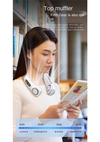 Açık Siyah Tip-C Sessiz Çok Fonksiyonlu Yapraksız Elektrikli Fan (Yurt Dışından) indirimleri