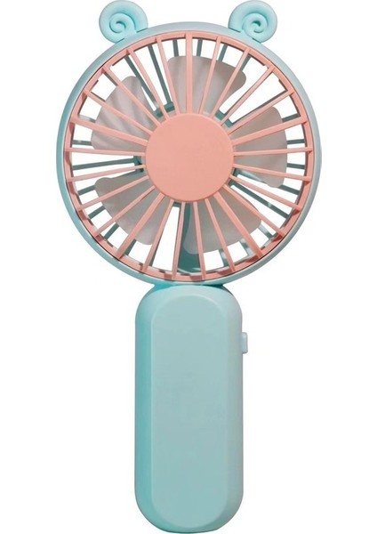 USB Mini El Fanı - Mavi (Yurt Dışından)