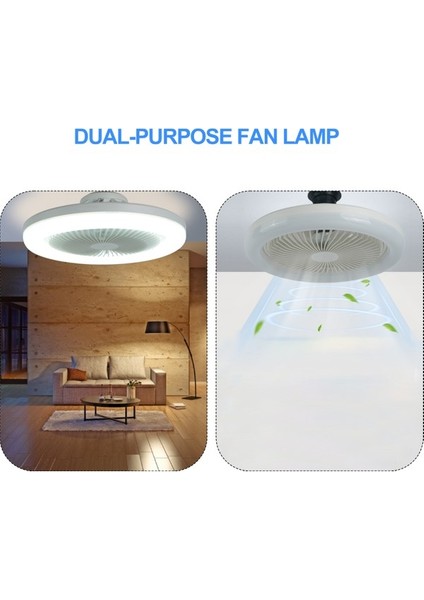 E27 Lamba Kafası Tavan Çift Amaçlı Fan Lambası 3 Dişli (Yurt Dışından) fırsatları