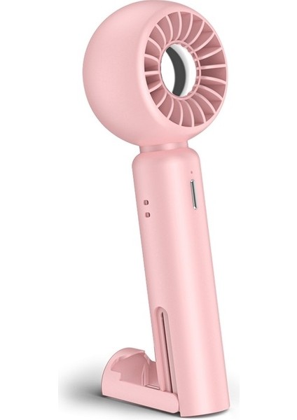 Tgvıs Görünmez Stand Mini Elektrikli Fan Pembe (Yurt Dışından)