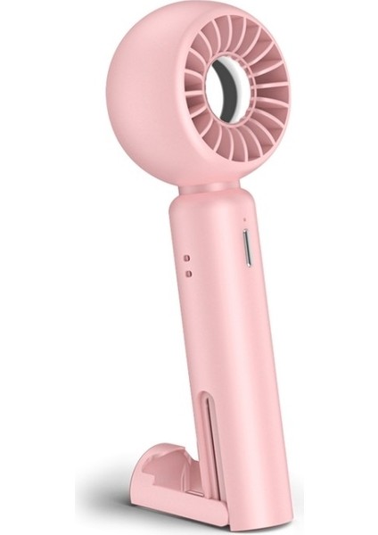 Tgvıs Görünmez Stand Mini Elektrikli Fan Pembe (Yurt Dışından)