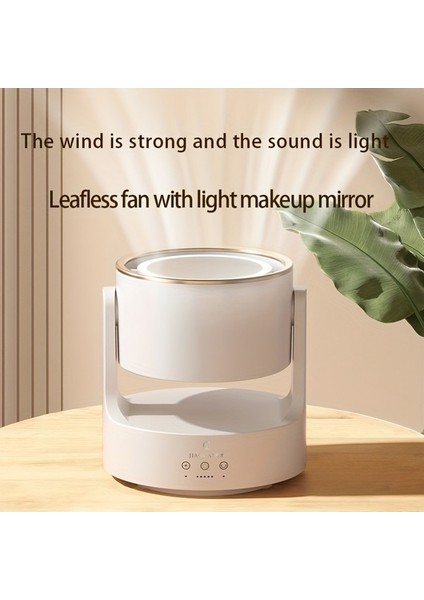 LED Işıklı Fan Kozmetik Ayna USB Fişi Salınımsız (Yurt Dışından) fırsatları