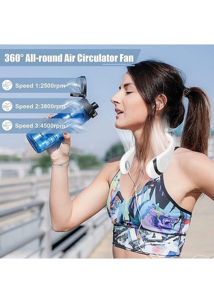 Katlanabilir Bladeless Fan Soğutma Giyilebilir Kişisel Fan (Yurt Dışından) fırsatları