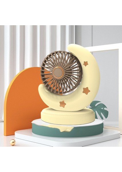 Taşınabilir Ay Mini Fan Yatak Odası Başucu Masaüstü USB Fan (Yurt Dışından) indirimleri