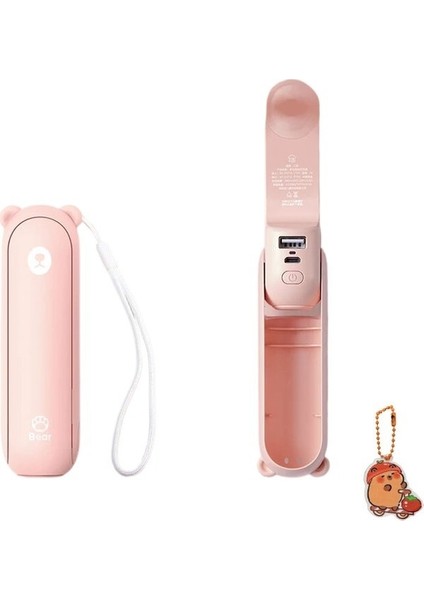 Cacaotaşınabilir Fan Mini El Fanı USB 2000 Mah El Küçük Cep Fanı Güç Bankası El Feneri Fonksiyonu ile (Yurt Dışından) fiyatları