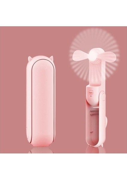 USB Şarj Edilebilir Mini Taşınabilir Katlanabilir El Küçük Fan (Yurt Dışından)