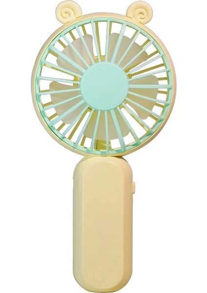 USB Mini El Fanı - Sarı (Yurt Dışından)