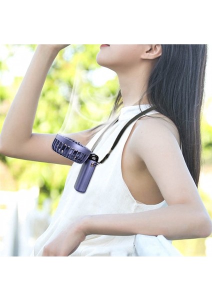 El Yelpazesi Katlanır Çift Başlı Boyun Askılı Küçük Mor (Yurt Dışından) fiyatları