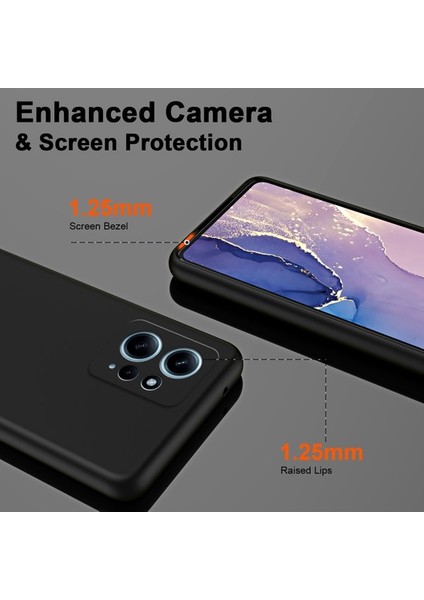 Xiaomi Redmi Note 12 4g Için Ince Likit Silikon Yumuşak Telefon Kılıfı - Mor (Yurt Dışından) modelleri