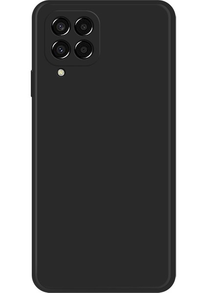 Samsung Galaxy M33 5g Global Versiyon Yumuşak Mikrofiber Astar Akıllı Telefon Kılıfı, Kılpsama Önleyici Ka Tpu Düz Kenar Telefon Arka Kapak Black (Yurt Dışından)