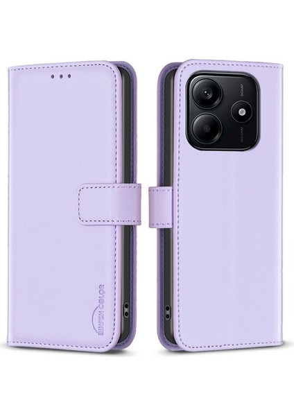 Xiaomi Redmi Note 14 Cüzdan Folyosu Flip Deri Kapak (Yurt Dışından)