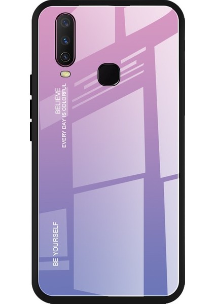 Vivo Y17 Temperli Cam + Pc + Tpu Kombo Kasası (Yurt Dışından)