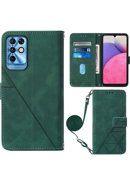 Infinix Note 11I Kahverengi Için Crossbody Deri Kılıf (Yurt Dışından)
