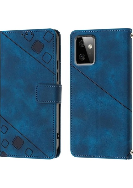 Motorola Moto G Güç 2023 Için Kılıf Cüzdan Kapak Çevirin Manyetik Deri (Yurt Dışından)