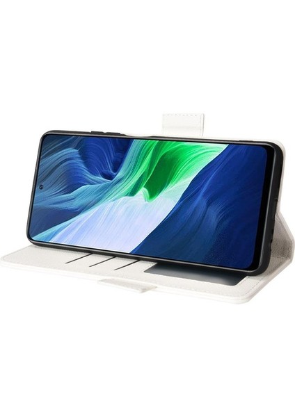 Infinix Not 10 Pro Cüzdan Kart Yuvaları Için Kılıf Tutucu Pu Deri Manyetik (Yurt Dışından)