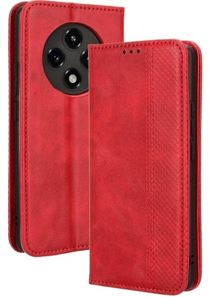 Oppo A3 Pro 5g Cüzdan Manyetik Kapatma Pu Deri Için Kılıf (Yurt Dışından)