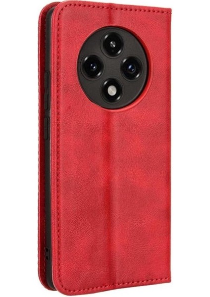 Oppo A3 Pro 5g Cüzdan Manyetik Kapatma Pu Deri Için Kılıf (Yurt Dışından)