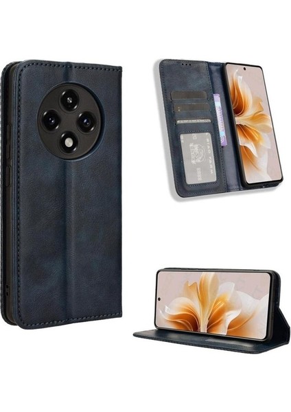 Oppo A3 Pro 5g Cüzdan Manyetik Kapatma Pu Deri Için Kılıf (Yurt Dışından)