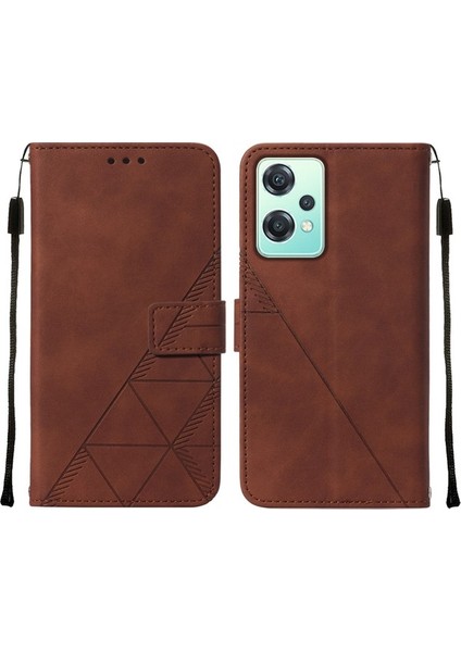 Nord Ce 2 5g Için Kabartmalı Pu Deri Stand Cüzdan Telefon Kılıfı - Mor (Yurt Dışından)