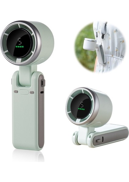 Max 8h Soğutma Süreleri Katlanabilir Boyunlu Turbo Fan (Yurt Dışından)