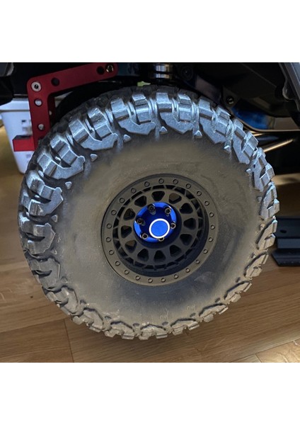 4 Adet Metal Jant Jant Kapağı Anti-Gevşek Lastik Somunu Eksenel Scx6 Jeep Jlu Wrangler 1/6 Rc Paletli Araba Yükseltme Parçaları, 6 (Yurt Dışından)