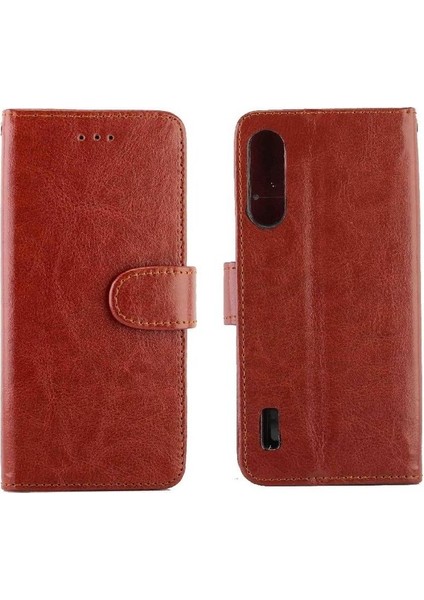 Xiaomi Mi CC9E Kart Tutucu Pu Deri Manyetik Kapatma Için Flip Case (Yurt Dışından)