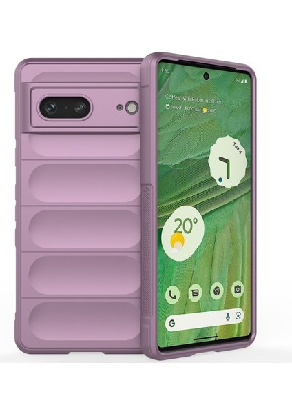 Google Pixel 7 Için Kaymaz Silikon Telefon Kılıfı - Siyah (Yurt Dışından)