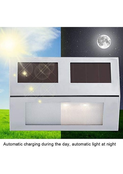 3led Güneş Mern Lambası, Açık IP65 Su Geçirmez LED Duvar Işığı, Işık Kontrolü Indüksiyonu Ile, Bahçe Avlu Veranda Teras Için Sıcak Işık Aplik Lambası (Yurt Dışından) fiyatları