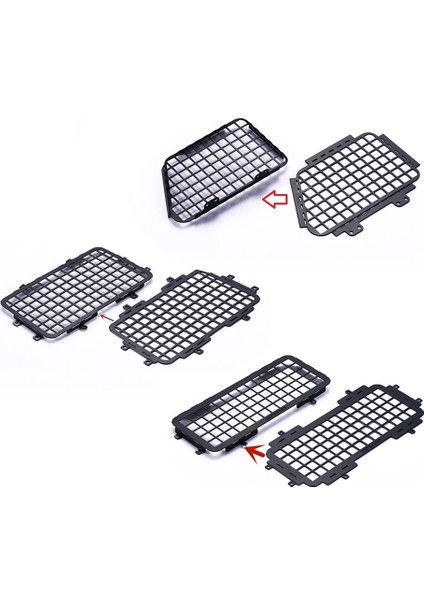 Mn D90 Mn-90 D99S MN99S Metal Stereoskopik Pencere Ağı Koruyucu Net 1/12 Rc Araba Yükseltme Parçaları Aksesuarları (Yurt Dışından) fiyatları