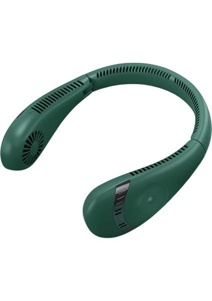 Taşınabilir Boyun Fanı 5000MAH Katlanabilir USB Şarj Edilebilir Dilsiz Giyilebilir Boyun Bandı Fanları Spor Için Hava Soğutma Fanı (Yurt Dışından)