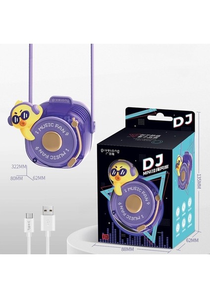 - GL120-123 Askılı Boyun Fan Handhd USB Taşınabilir Mini Fan (Yurt Dışından) fiyatları