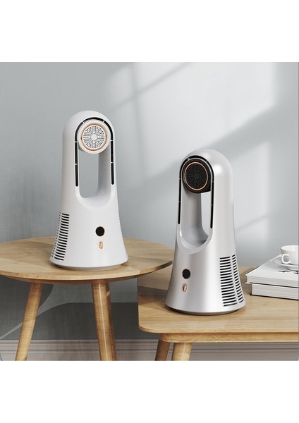 Dijital Ekranlı Kanatsız Aromaterapi Fanı Gümüş (Yurt Dışından) modelleri