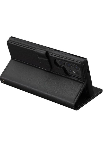Galaxy S24 Için Flip Case Ultra Kickstand Pu Deri Cüzdan Kılıf 2 (Yurt Dışından) fırsatları