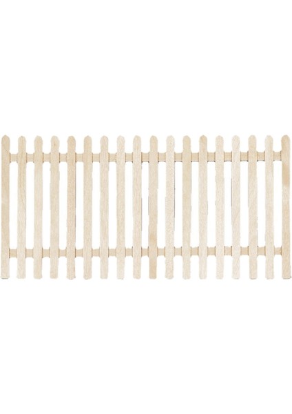 1/12 Dollhouse Çit Ahşap Dekoratif Çit Dıy Dollhouse Peri Bahçe Uzun Kapı Dekorasyonu (Yurt Dışından)