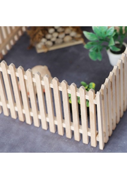 1/12 Dollhouse Çit Ahşap Dekoratif Çit Dıy Dollhouse Peri Bahçe Uzun Kapı Dekorasyonu (Yurt Dışından) modelleri