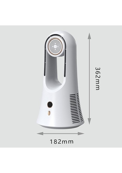 Dijital Ekranlı Kanatsız Aromaterapi Fanı Gümüş (Yurt Dışından) fırsatları
