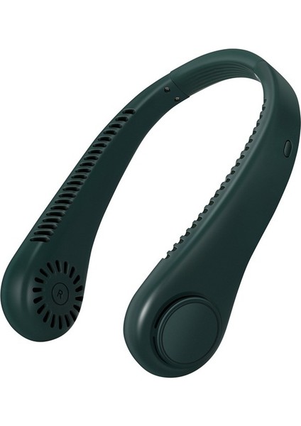 Asılı Boyun Fanı USB Şarj Taşınabilir Küçük Fan Yapraksız Asılı Boyun Fanı (Yurt Dışından)