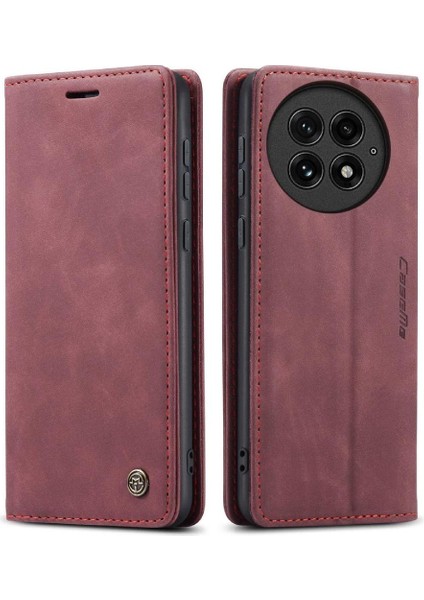 13 Flip Folio Kitap Için Flip Case Vintage Pu Deri Cüzdan Kılıf (Yurt Dışından)